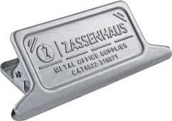  Zassenhaus Klips do torebek Zassenhaus, metal, 11,5 x 3,5 x 4,5 cm, srebrny