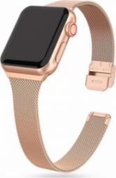  Tech-Protect Bransoleta Thin Milanese do Apple Watch 4 / 5 / 6 / 7 / SE (38 / 40 / 41 mm) Blush Gold