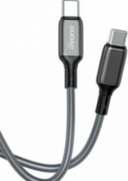 Kabel USB Dudao USB-C - USB-C 1 m Czarno-szary (USB Typ C-6973687242633)