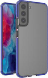  Hurtel Spring Case pokrowiec żelowe etui z kolorową ramką do Samsung Galaxy S22+ (S22 Plus) ciemnoniebieski