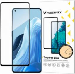  Wozinsky Wozinsky super wytrzymałe szkło hartowane Full Glue na cały ekran z ramką Case Friendly Oppo Reno7 Pro 5G czarny
