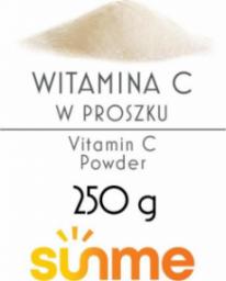  Sunme Witamina C w proszku, Kwas L-askorbinowy 250 gram