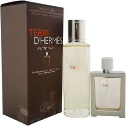 Hermès Terre D Hermes Eau Tres Fraiche Zestaw dla mężczyzn EDT 30ml + 125ml EDT Refill