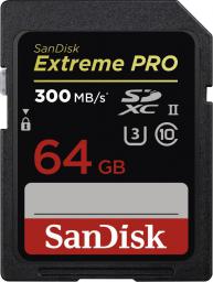 Karta SanDisk Extreme PRO SDXC 64 GB Class 10 UHS-II/U3  (SDSDXDK-064G-GN4IN)