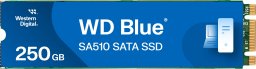 Dysk SSD WD Blue SA510 250GB M.2 2280 SATA III (WDS250G3B0B)