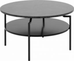  Actona Stolik TABLE/COFFE/ACT/FELIPE/MARBLEBLACK+BLACK/R80