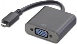 Adapter AV Lindy HDMI Micro - D-Sub (VGA) czarny (38193)
