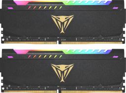 Pamięć Patriot Viper Steel RGB, DDR4, 16 GB, 3600MHz, CL18 (PVSR416G360C8K                 )