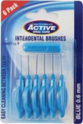 Active Oral Care ACTIVE ORAL CARE_Interdental Brushes czyściki do przestrzeni międzyzębowych 0,60mm 6szt.