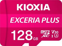 Karta Kioxia Exceria Plus MicroSDXC 128 GB Class 10 UHS-I/U3 A1 V30 (LMPL1M128GG2)
