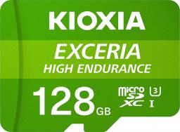 Karta Kioxia Exceria High Endurance MicroSDXC 128 GB Class 10 UHS-I/U3 A1 V30 (LMHE1G128GG2)