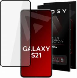  Alogy Alogy Full Glue case friendly Szkło hartowane do etui do Samsung Galaxy S21 Czarne uniwersalny