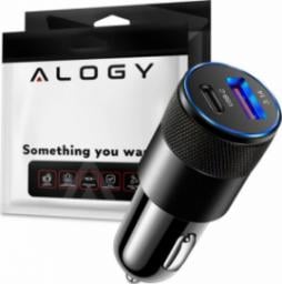 Ładowarka Alogy Alogy Samochodowa ładowarka do auta 4x USB QC 3.0 2.1A Czarna uniwersalny