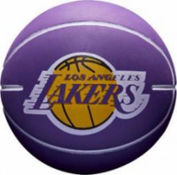  Wilson Wilson NBA Dribbler Los Angeles Lakers Mini Ball WTB1100PDQLAL Fioletowe One size