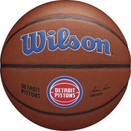  Wilson Wilson Team Alliance Detroit Pistons Ball WTB3100XBDET Brązowe 7