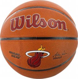  Wilson Wilson Team Alliance Miami Heat Ball WTB3100XBMIA Brązowe 7