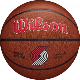  Wilson Wilson Team Alliance Portland Trail Blazers Ball WTB3100XBPOR Brązowe 7