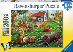 Ravensburger Puzzle XXL 200 Zwierzaki w ogrodzie