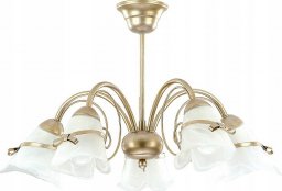 Lampa wisząca Luminex Lampa wisząca zwis Luminex 5x60W E14 złoty 0073