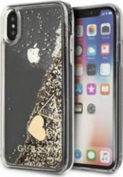  Guess Guess GUOHCPXGLHFLGO iPhone X/Xs gold/złoty hard case Glitter Charms