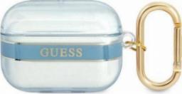  Guess Etui ochronne Strap Collection do AirPods Pro niebieskie 