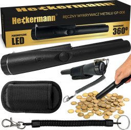  Heckermann Detektor metalu Heckermann GP-008 black