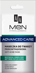 AA Cosmetics AA MEN ADVANCED CARE Maseczka do twarzy przeciwtrądzikowa 12 ml
