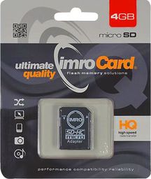 Karta Imro MicroSDHC 4 GB Class 4  (KOM000463)