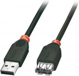 Kabel USB Lindy USB-A - USB-A 3 m Czarny (41774)