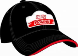  Rally Poland Czapka baseballowa męska Logo czarna Rally Poland
