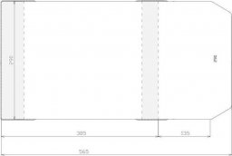 Sztapel Okładka regulowana 290x520mm (50szt)