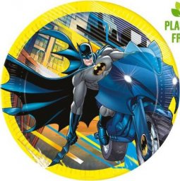 GoDan Talerzyki papierowe Batman 23cm 8szt