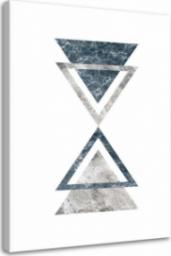  Feeby OBRAZ NA PŁÓTNIE Abstrakcja marmur trójkąty 80x120