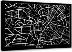  Feeby OBRAZ NA PŁÓTNIE Berlin Plan Miasta 90x60