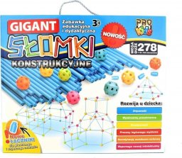 Pro Kids Słomki konstrukcyjne Gigant 278 elementów