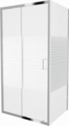  Mexen Mexen Apia kabina prysznicowa rozsuwana 125 x 80 cm, transparent/pasy, chrom - 840-125-080-01-20