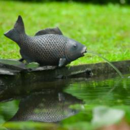  Ubbink Fontanna ogrodowa w kształcie ryby!