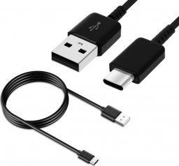 Kabel USB Samsung USB-A - USB-C 1.1 m Czarny (EP-DG950)