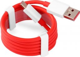 Kabel USB OnePlus USB-A - USB-C 1 m Czerwony