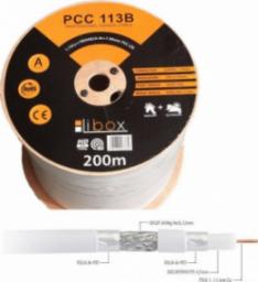 Shumee Przewód koncentryczny SAT 1,13/4,7 LIBOX reakcja na ogień Eca PCC113B /200m/