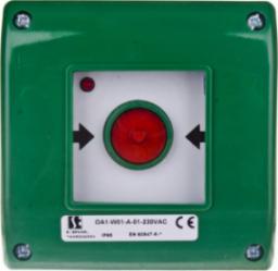  Shumee Przycisk awaryjny natynkowy 0Z 1R zielony OA1-W01-A-01-230VAC