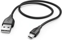 Kabel USB Hama USB-A - microUSB 1.4 m Czarny (001736100000)