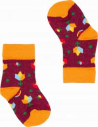  FAVES. Socks&Friends Śmieszne kolorowe skarpetki, TULIPANY dzieci 20-25