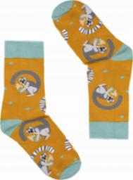  FAVES. Socks&Friends Śmieszne kolorowe skarpetki, LEMURY dzieci 26-30
