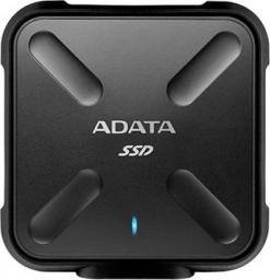 Dysk zewnętrzny ADATA SSD SD700 512 GB Czarny (ASD700-512GU31-CBK)