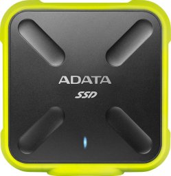 Dysk zewnętrzny SSD ADATA SD700 512GB Czarno-żółty (ASD700-512GU31-CYL)