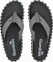  Gumbies Gumbies japonki unisex Duckbill Flip Flops - czarno-szare 44