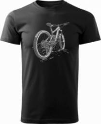  Topslang Koszulka rowerowa na rower z rowerem górskim MTB Góry Mountain Bike męska czarna REGULAR S