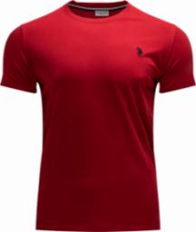  U.S. Polo Assn. Koszulka męska, czerwona, r. S (49351-EH33-256)