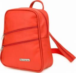  Skórzany plecak damski na jedno ramię torebka czerwony Beltimore 022 NoSize